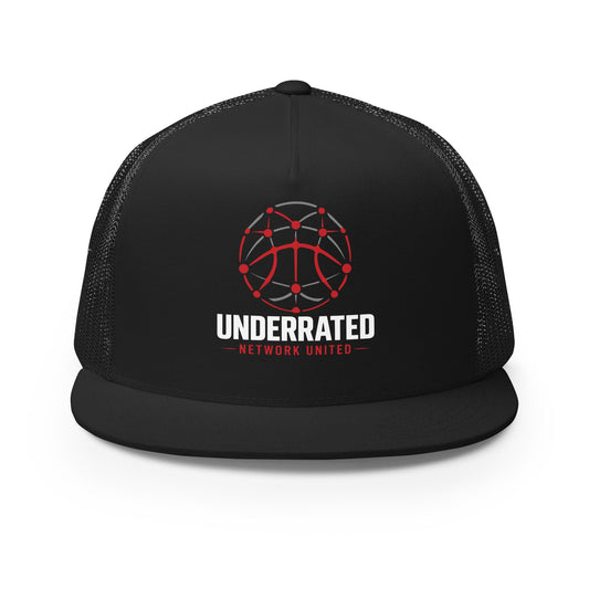 Performance | 5 Panel Trucker Cap | Underrated Network United – Team Store | Alt Logo