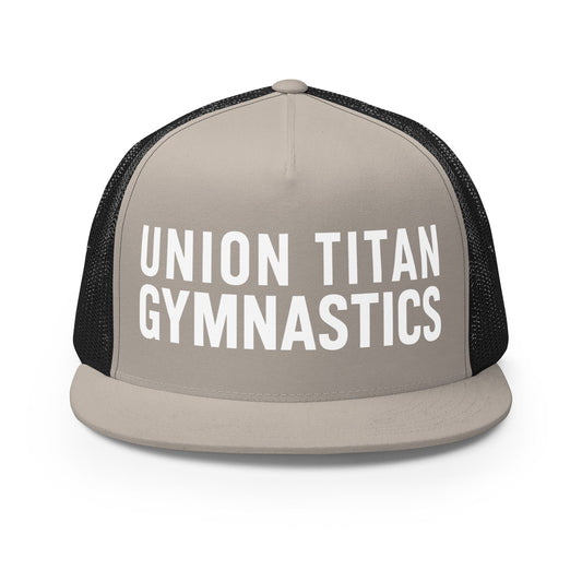 Performance | 5 Panel Trucker Cap | Union Gymnastics | Modern Script Logo
