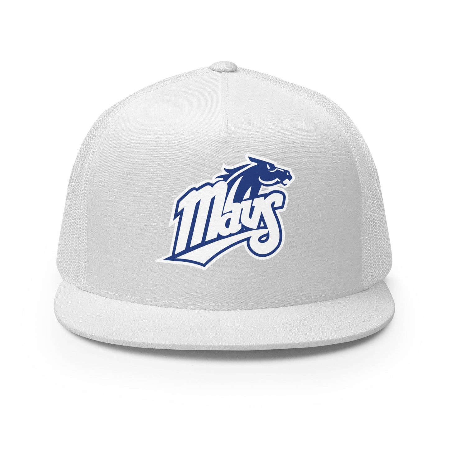 Performance | 5 Panel Trucker Cap | Upper Makefield Youth Baseball & Softball League | Blue Mavs Logo
