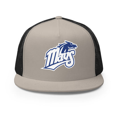 Performance | 5 Panel Trucker Cap | Upper Makefield Youth Baseball & Softball League | Blue Mavs Logo