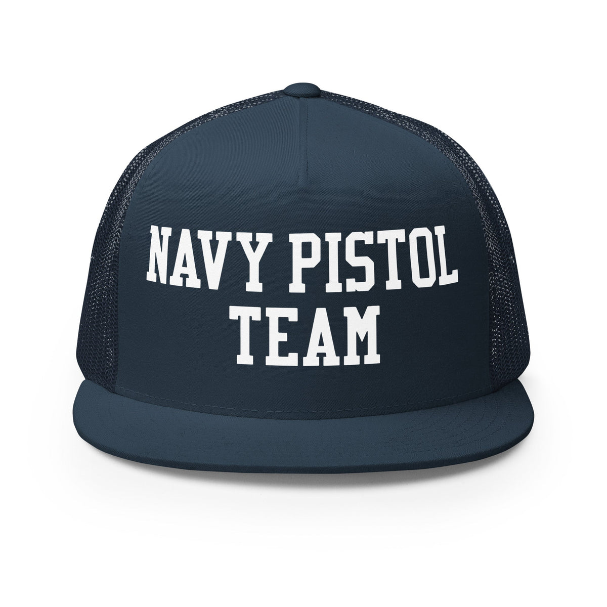 Performance | 5 Panel Trucker Cap | USNA Pistol Team | Crest Logo