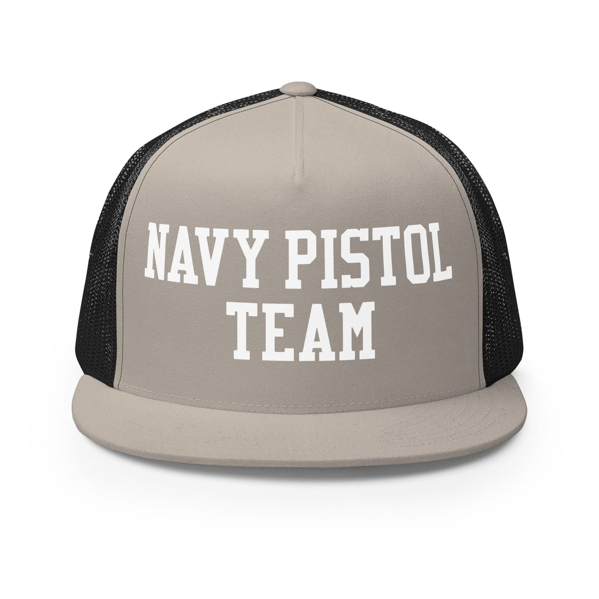 Performance | 5 Panel Trucker Cap | USNA Pistol Team | Crest Logo