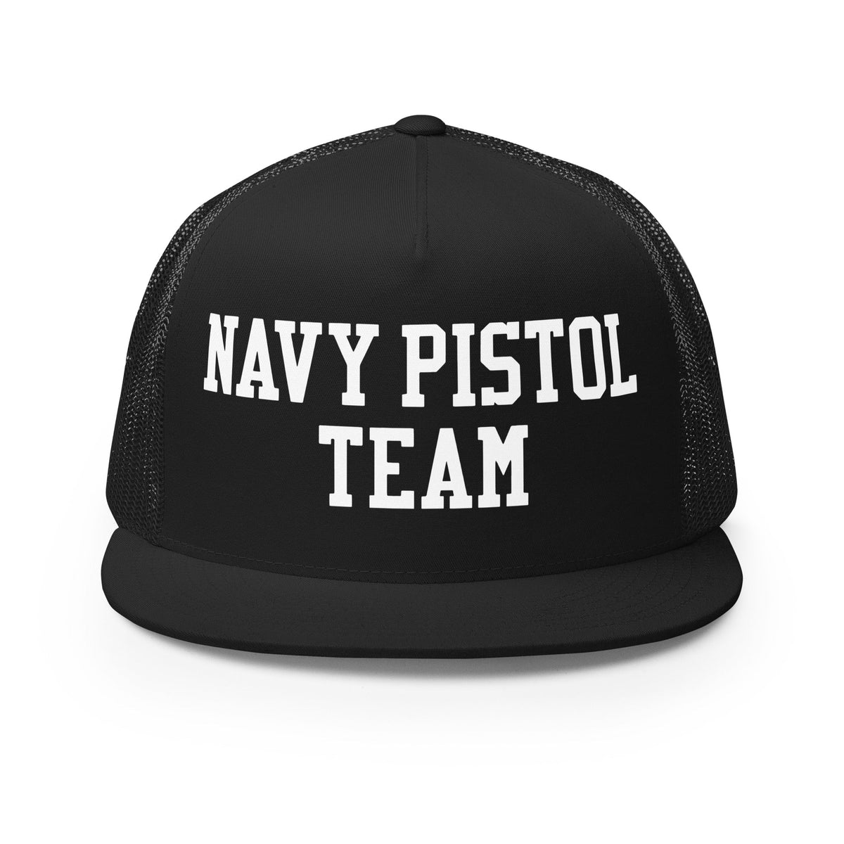 Performance | 5 Panel Trucker Cap | USNA Pistol Team | Crest Logo