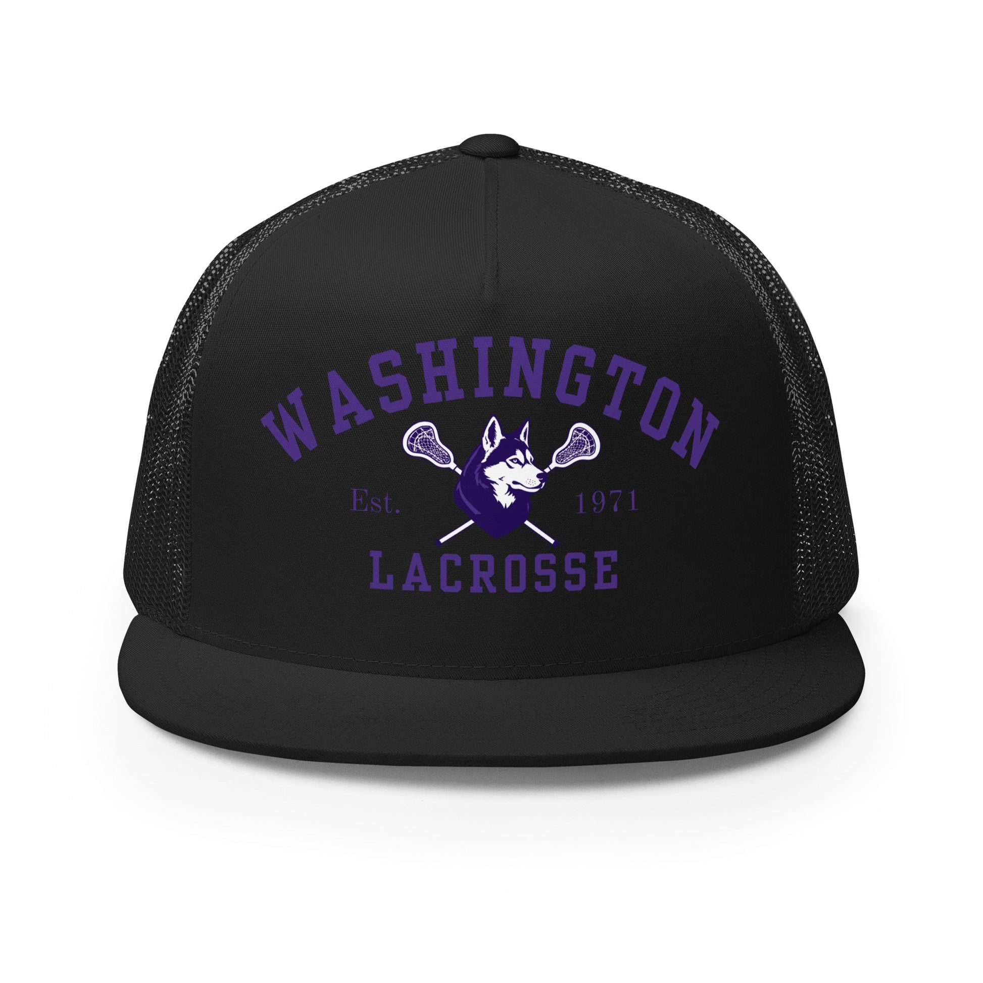 Performance | 5 Panel Trucker Cap | UW Women's Club Lacrosse | Washington Lacrosse Logo
