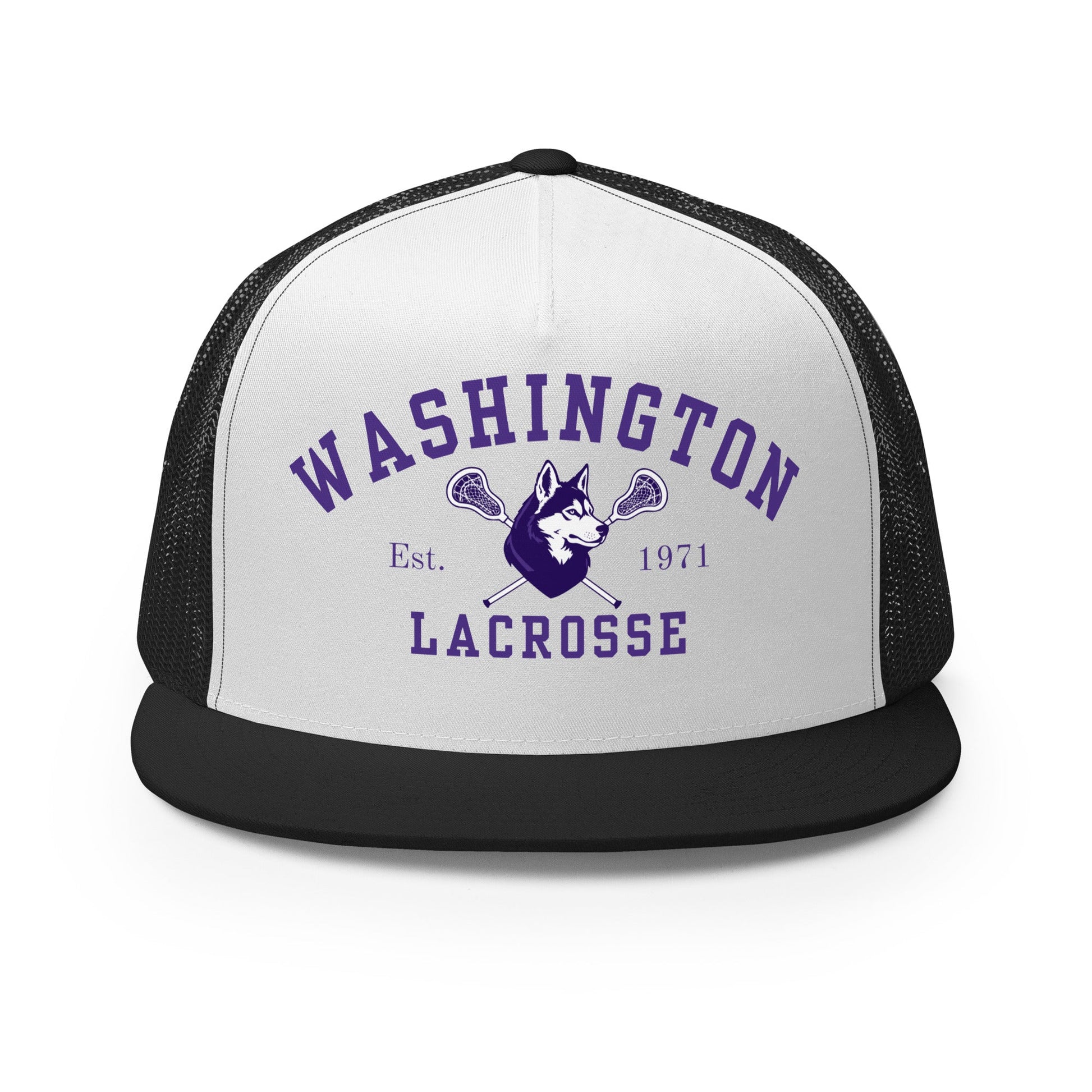 Performance | 5 Panel Trucker Cap | UW Women's Club Lacrosse | Washington Lacrosse Logo