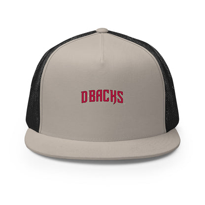 Performance | 5 Panel Trucker Cap | VA Diamondbacks | Script Logo
