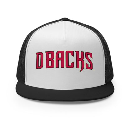 Performance | 5 Panel Trucker Cap | VA Diamondbacks | Script Logo