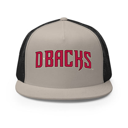 Performance | 5 Panel Trucker Cap | VA Diamondbacks | Script Logo