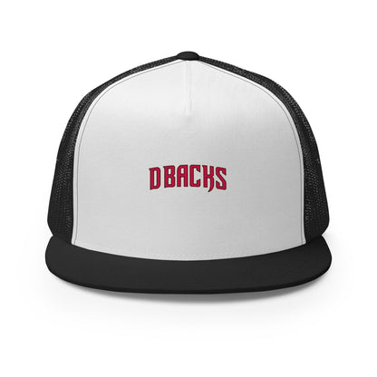 Performance | 5 Panel Trucker Cap | VA Diamondbacks | Script Logo