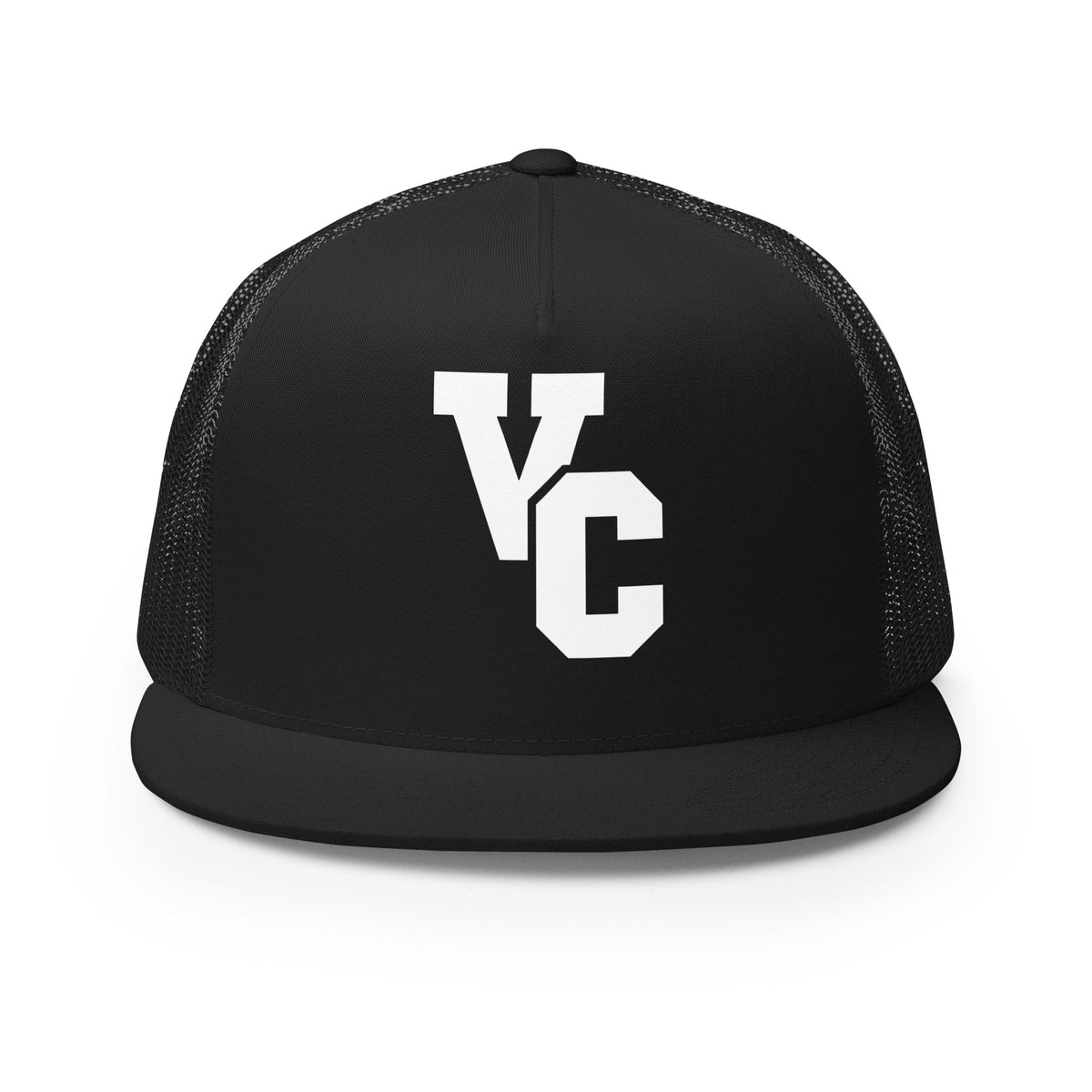 Performance | 5 Panel Trucker Cap | VCMS cheer | Lettermark Logo