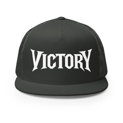 Performance | 5 Panel Trucker Cap | Victory Society | Crest Logo