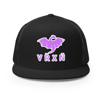 Performance | 5 Panel Trucker Cap | VŘXŇ | Ancient Modern Logo