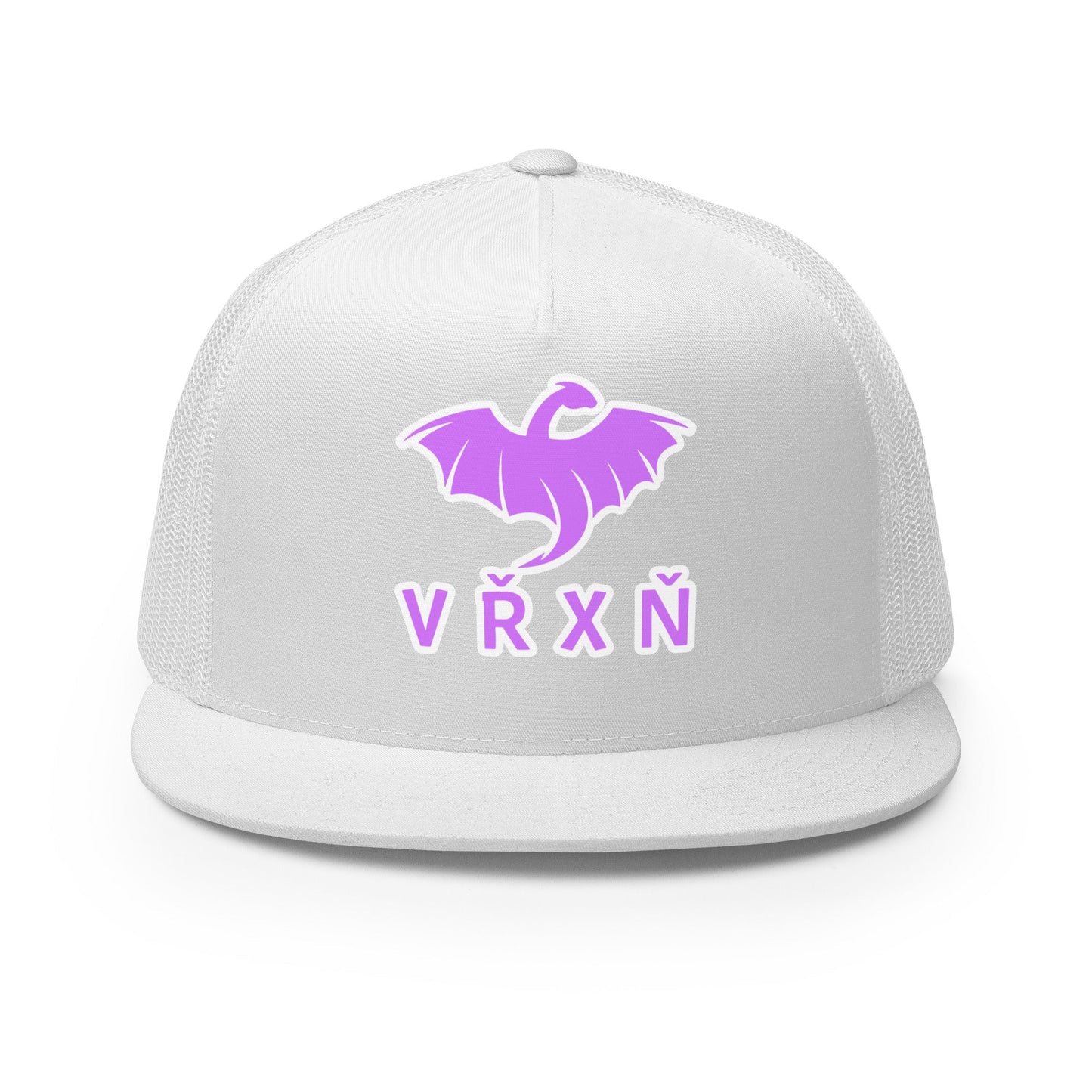 Performance | 5 Panel Trucker Cap | VŘXŇ | Ancient Modern Logo