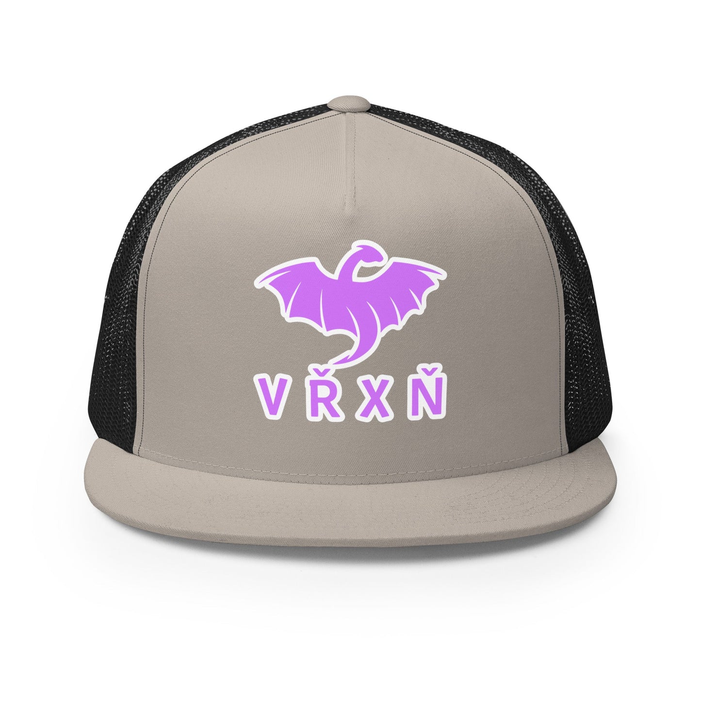Performance | 5 Panel Trucker Cap | VŘXŇ | Ancient Modern Logo