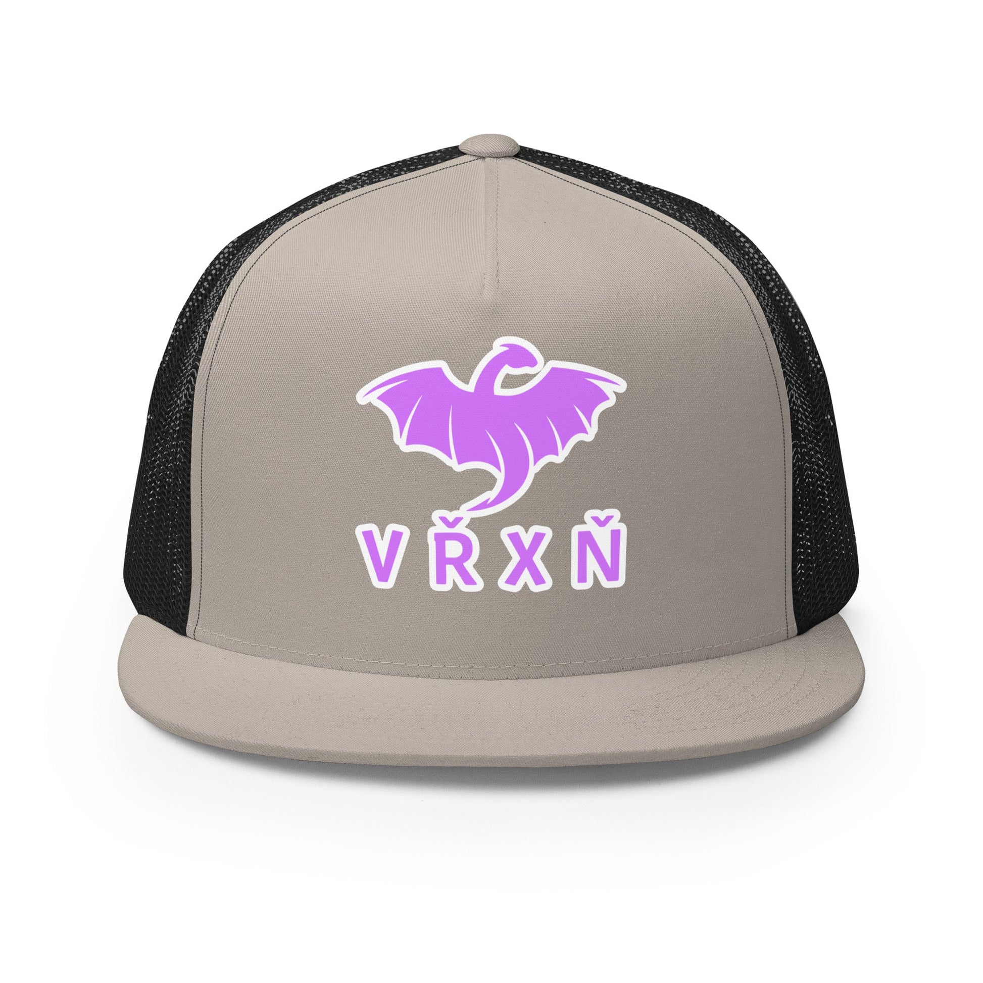Performance | 5 Panel Trucker Cap | VŘXŇ | Ancient Modern Logo