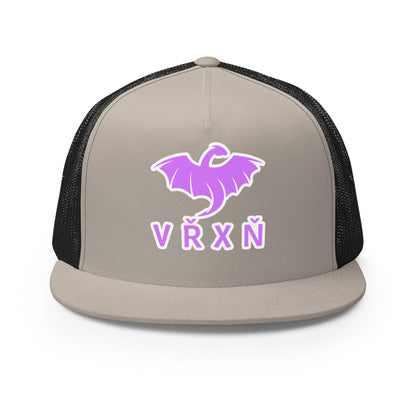 Performance | 5 Panel Trucker Cap | VŘXŇ | Ancient Modern Logo