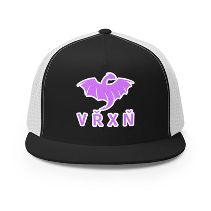 Performance | 5 Panel Trucker Cap | VŘXŇ | Ancient Modern Logo