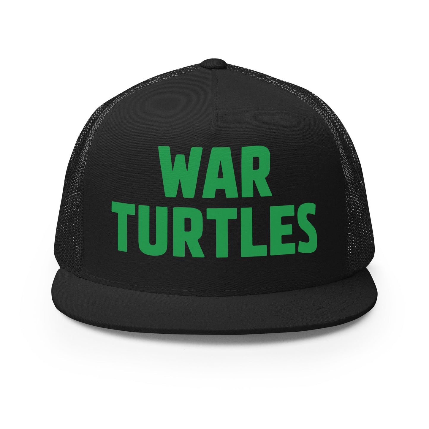 Performance | 5 Panel Trucker Cap | War Turtles | Mascot Logo
