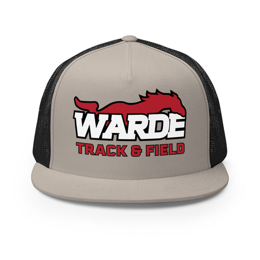 Performance | 5 Panel Trucker Cap | Warde Track and Field | Alt Logo
