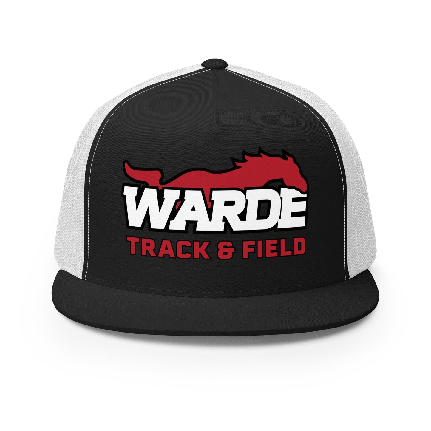 Performance | 5 Panel Trucker Cap | Warde Track and Field | Alt Logo