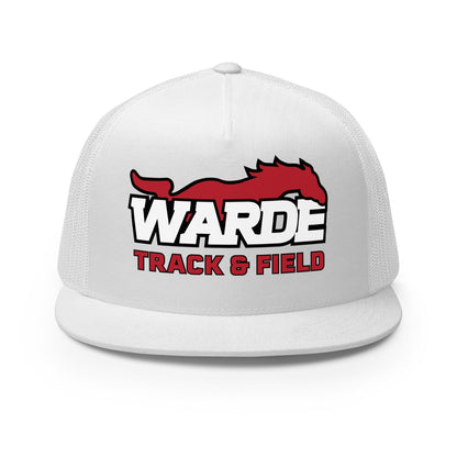 Performance | 5 Panel Trucker Cap | Warde Track and Field | Alt Logo