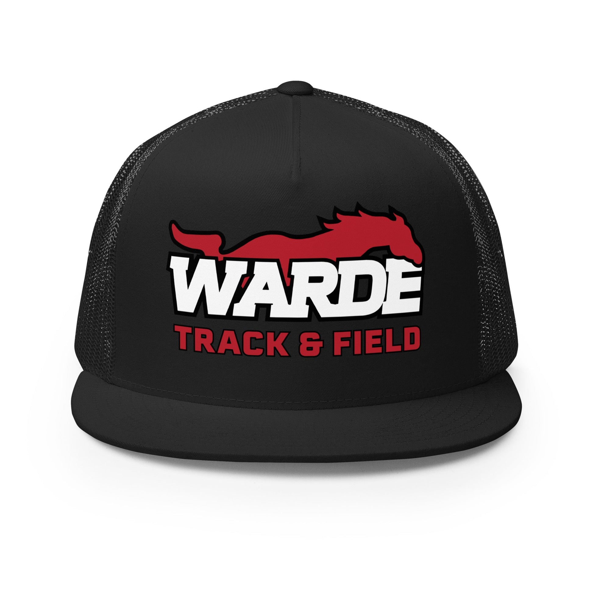 Performance | 5 Panel Trucker Cap | Warde Track and Field | Alt Logo