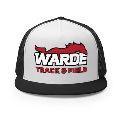 Performance | 5 Panel Trucker Cap | Warde Track and Field | Alt Logo