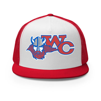 Performance | 5 Panel Trucker Cap | Warren Central Lady Vikes | WC Logo