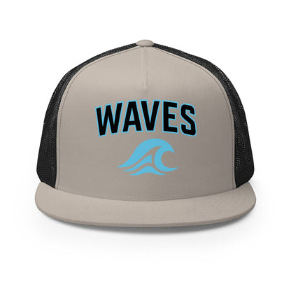Performance | 5 Panel Trucker Cap | Waves Basketball
