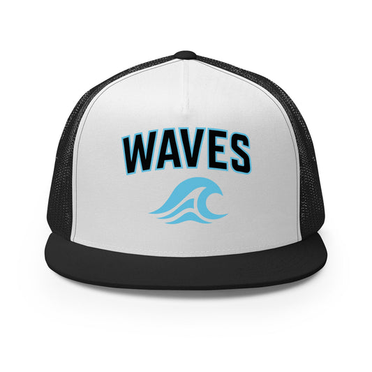 Performance | 5 Panel Trucker Cap | Waves Basketball