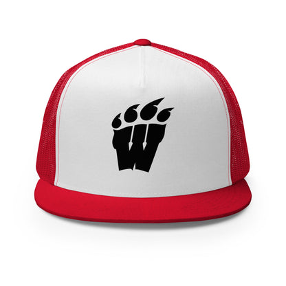 Performance | 5 Panel Trucker Cap | Weaver High School | Wildclaw Logo