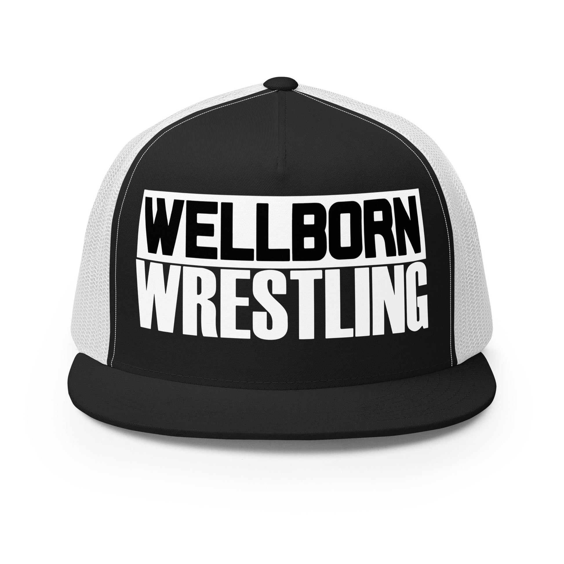Performance | 5 Panel Trucker Cap | Wellborn Youth Wrestling | Script Logo