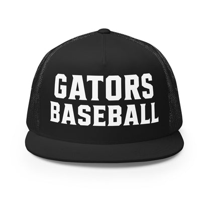 Performance | 5 Panel Trucker Cap | West Memphis Community Christian College Gators | Emblem Logo