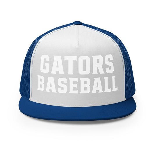 Performance | 5 Panel Trucker Cap | West Memphis Community Christian College Gators | Emblem Logo