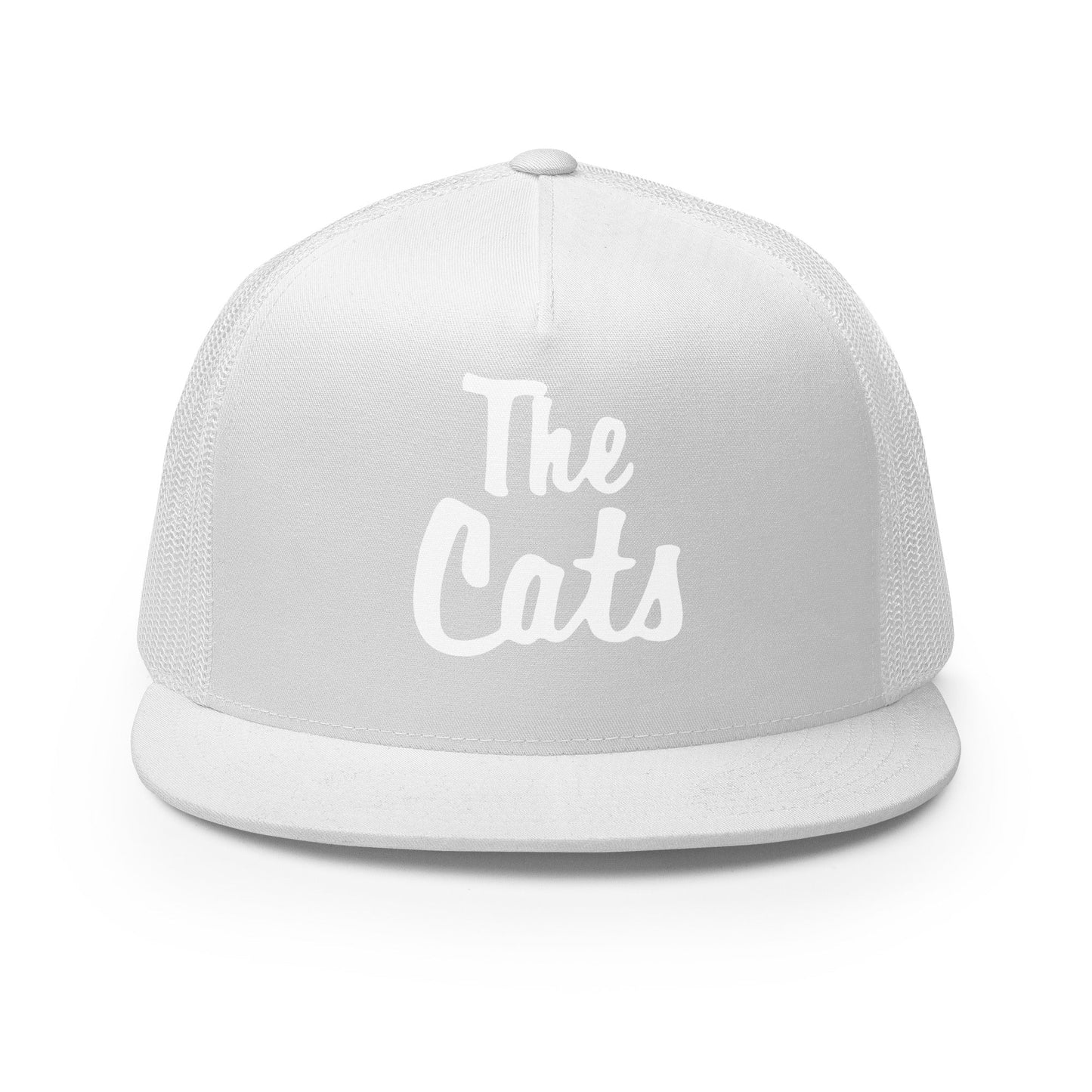 Performance | 5 Panel Trucker Cap | Western Carolina Ultimate | Cats Wordmark Logo