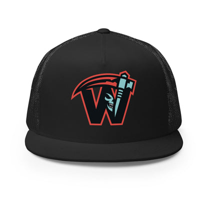 Performance | 5 Panel Trucker Cap | Wichita Reapers | W Logo
