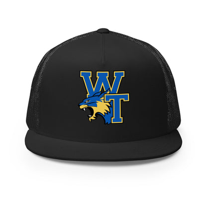 Performance | 5 Panel Trucker Cap | Wilcox Soccer | WT Logo