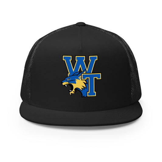 Performance | 5 Panel Trucker Cap | Wilcox Soccer | WT Logo