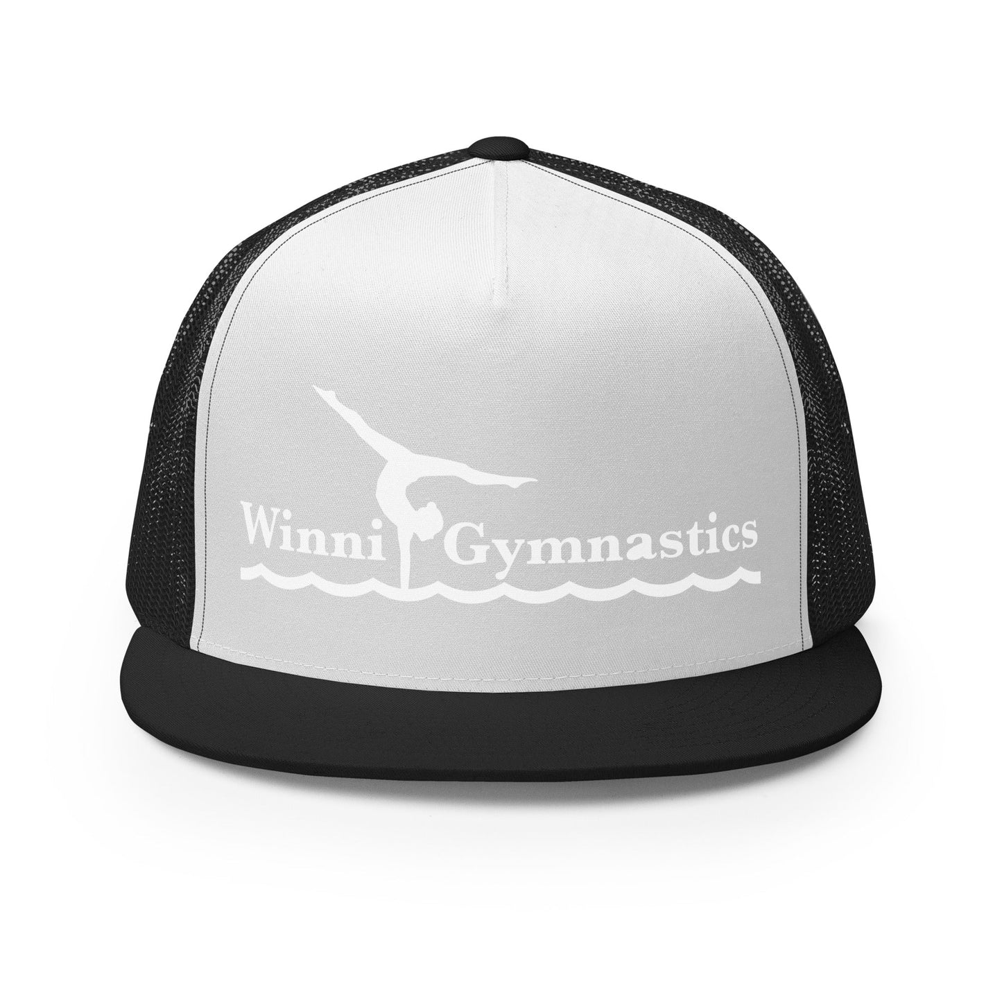 Performance | 5 Panel Trucker Cap | Winni Gymnastics | Alt Logo