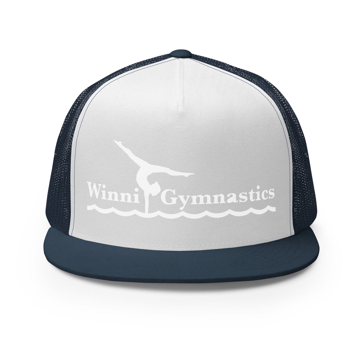 Performance | 5 Panel Trucker Cap | Winni Gymnastics | Alt Logo