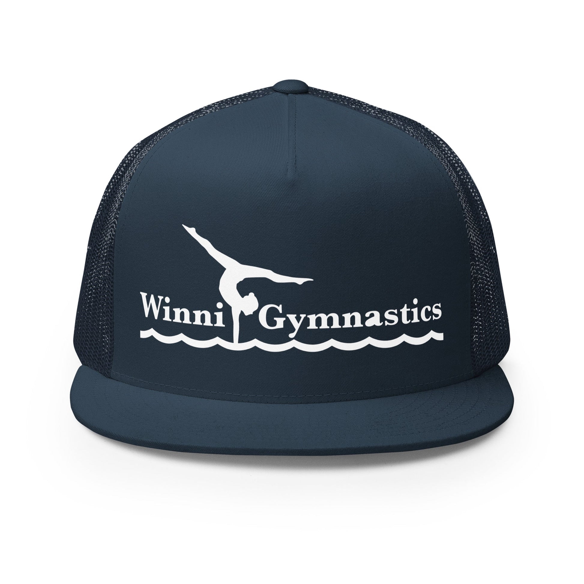 Performance | 5 Panel Trucker Cap | Winni Gymnastics | Alt Logo