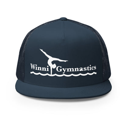 Performance | 5 Panel Trucker Cap | Winni Gymnastics | Alt Logo