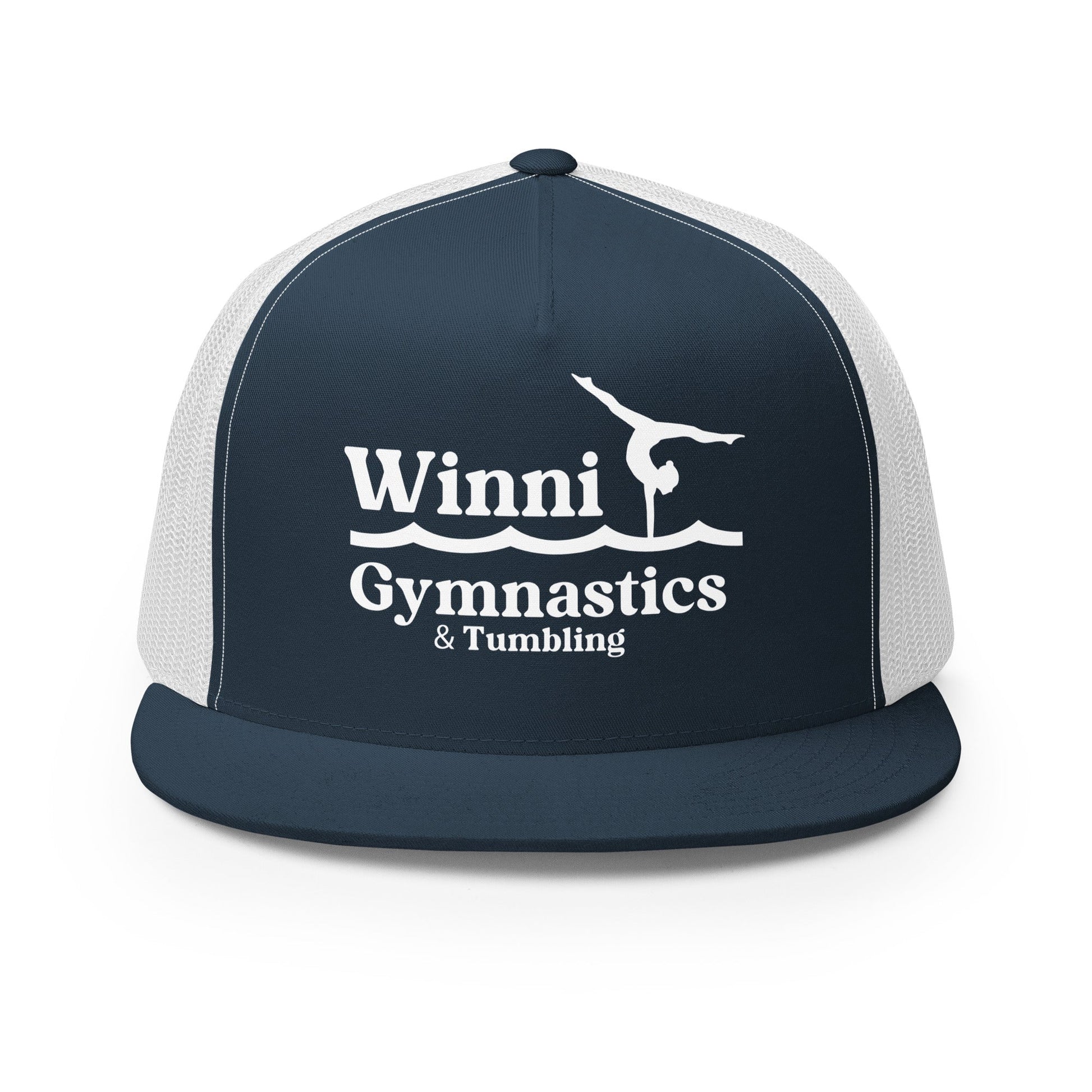 Performance | 5 Panel Trucker Cap | Winni Gymnastics | Tumbling Logo