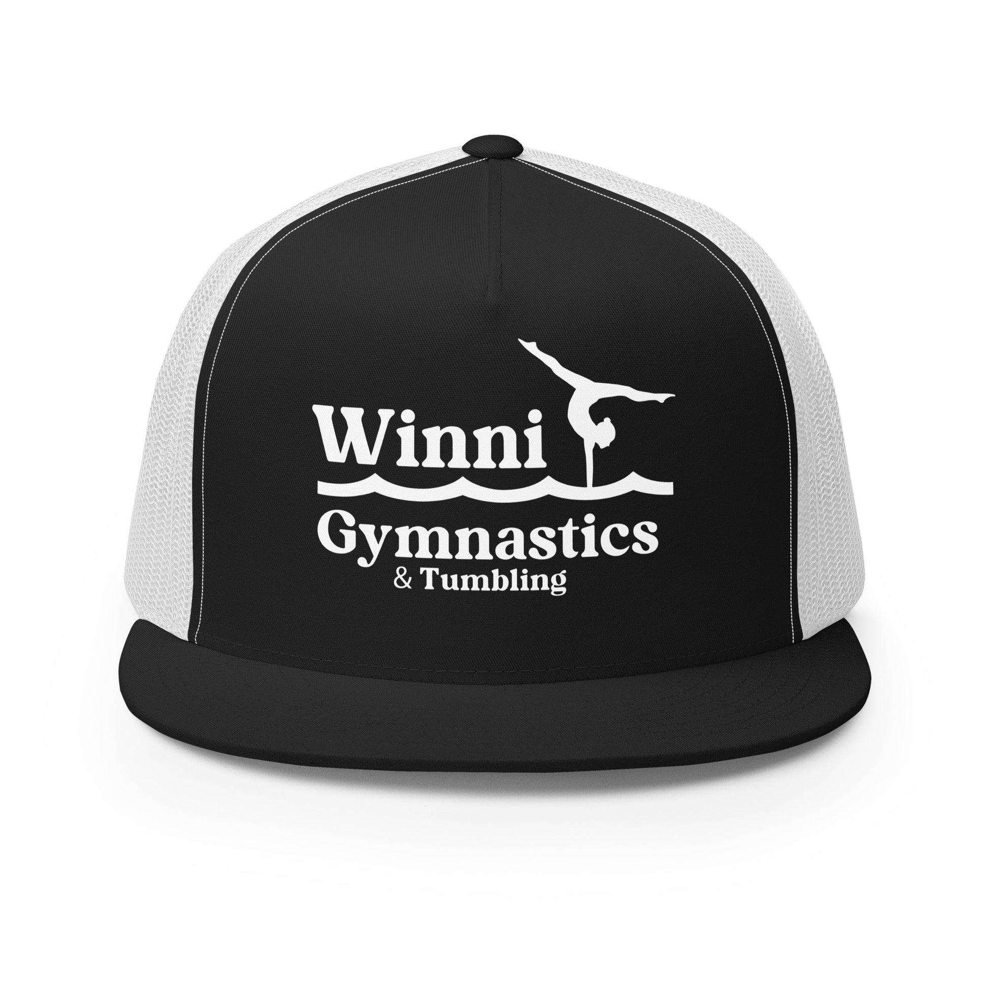 Performance | 5 Panel Trucker Cap | Winni Gymnastics | Tumbling Logo