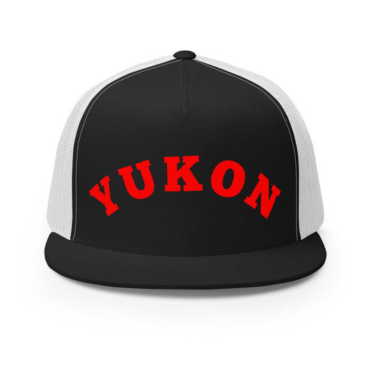 Performance | 5 Panel Trucker Cap | Yukon Student Council | Script Logo