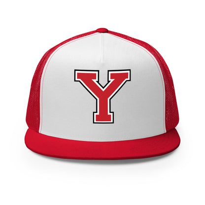 Performance | 5 Panel Trucker Cap | Yukon Student Council | Y-Mark Logo