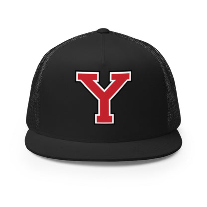 Performance | 5 Panel Trucker Cap | Yukon Student Council | Y-Mark Logo