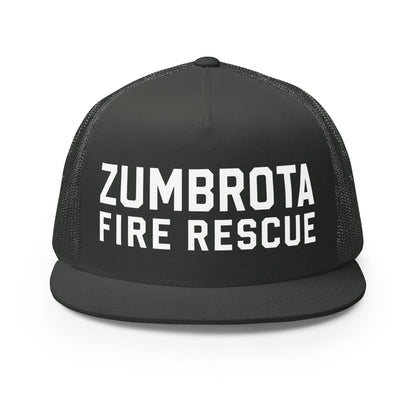 Performance | 5 Panel Trucker Cap | Zumbrota Fire Department | Vanguard Logo