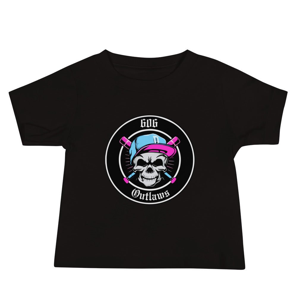 Performance | Baby T-Shirt | 606 Outlaws Baseball | Badge Logo