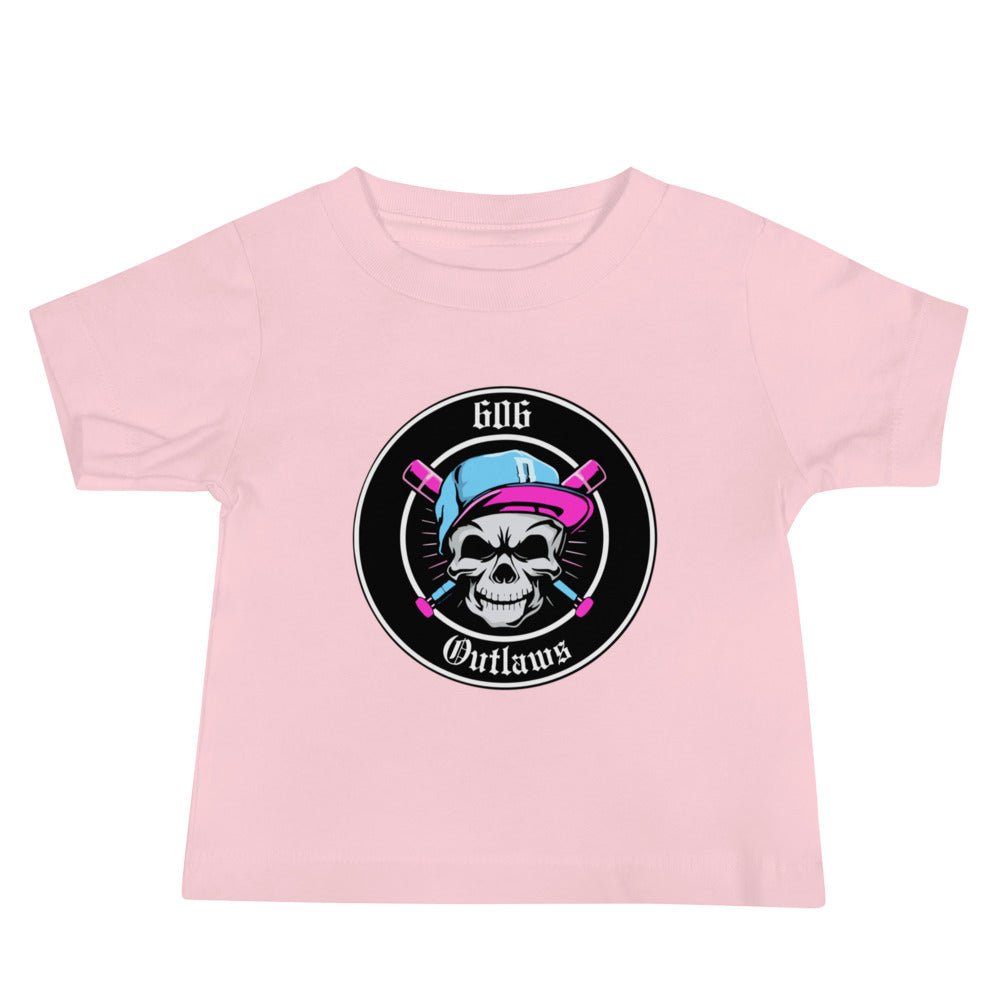 Performance | Baby T-Shirt | 606 Outlaws Baseball | Badge Logo